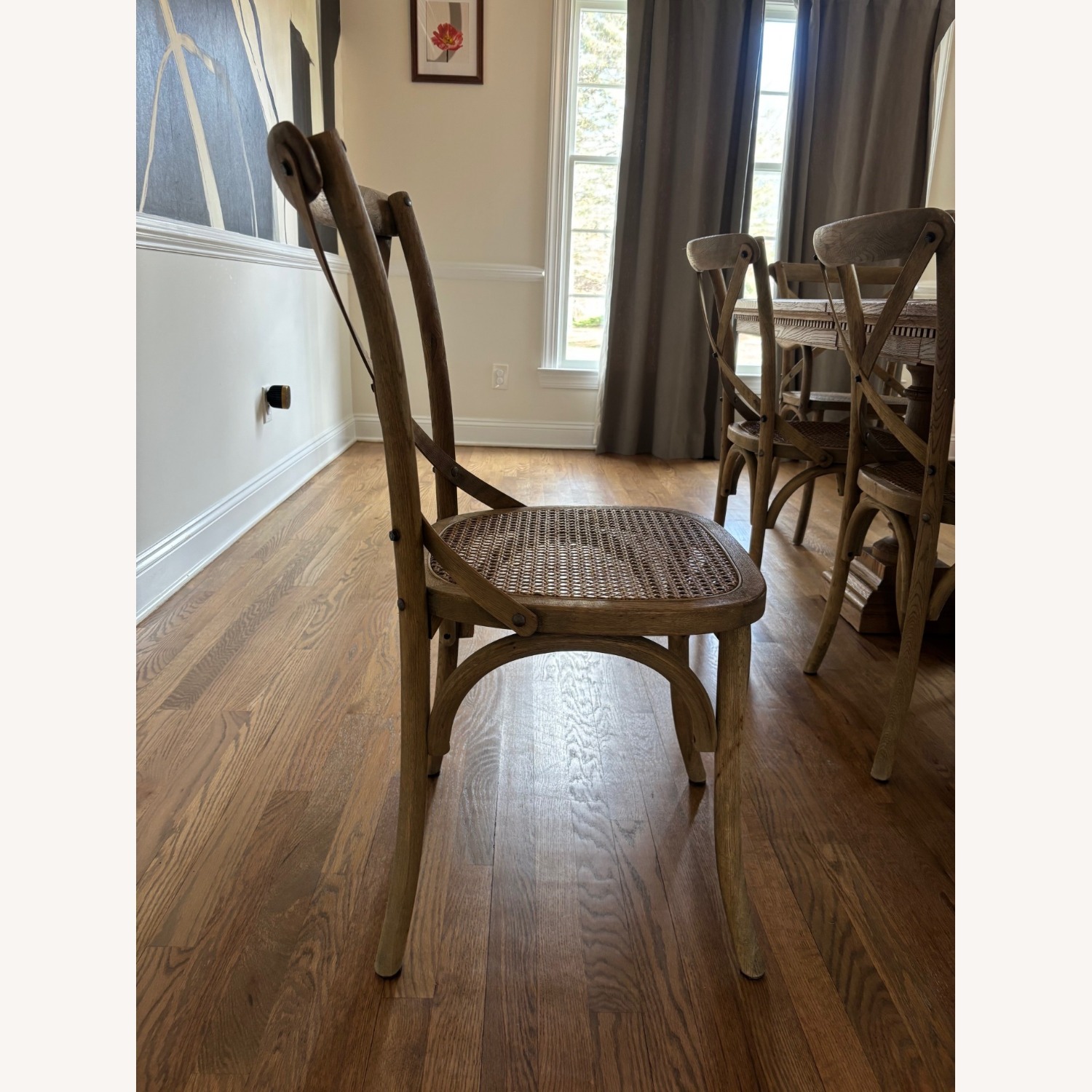 Restoration Hardware Madeleine Dark Brown Dining Chairs - image-4