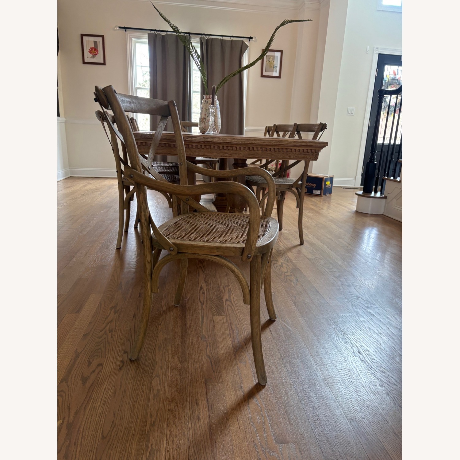 Restoration Hardware Madeleine Dark Brown Dining Chairs - image-2