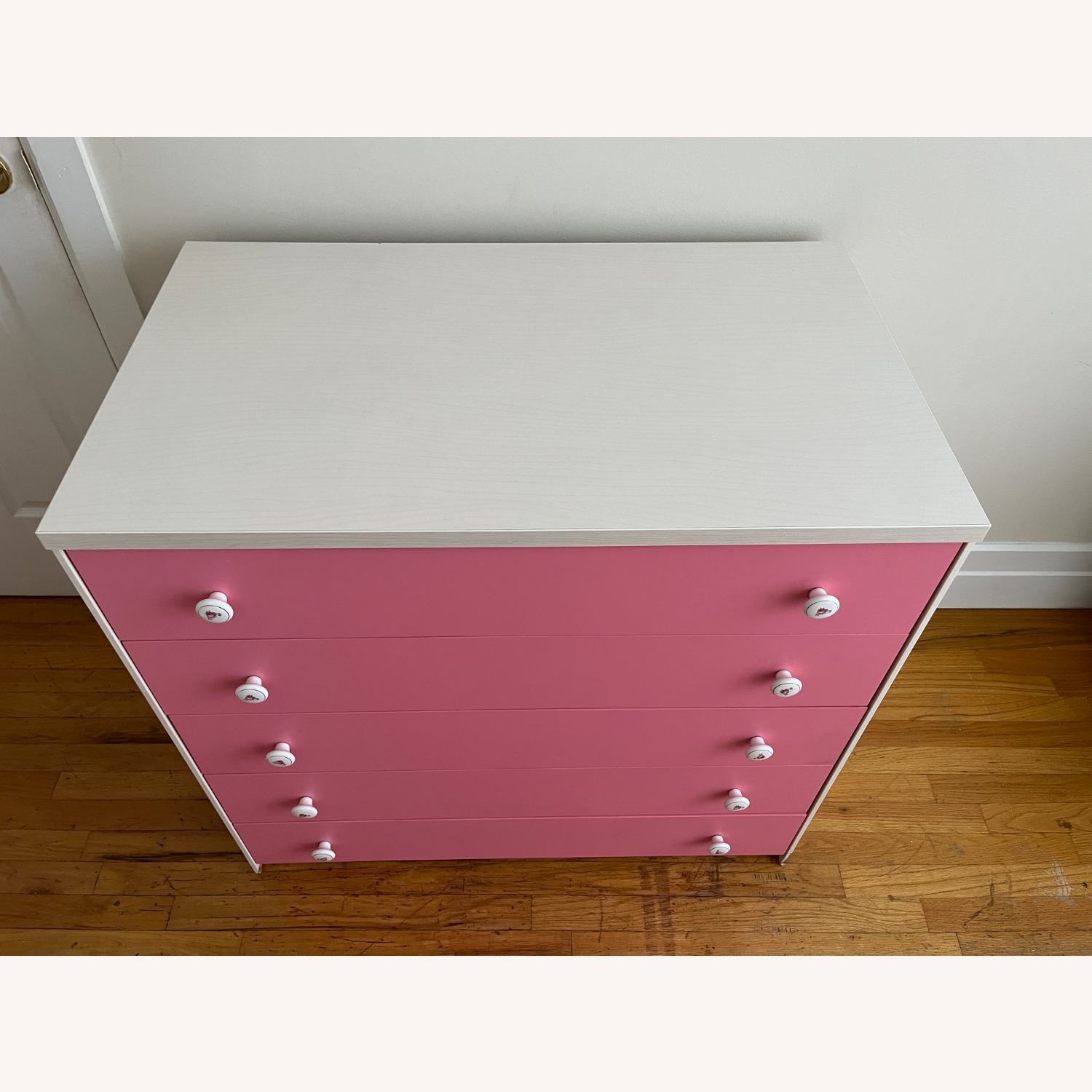 Pink Wood Dresser - image-4