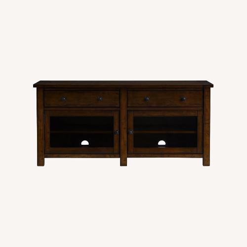 Used Pottery Barn Benchwright Media Console  for sale on AptDeco