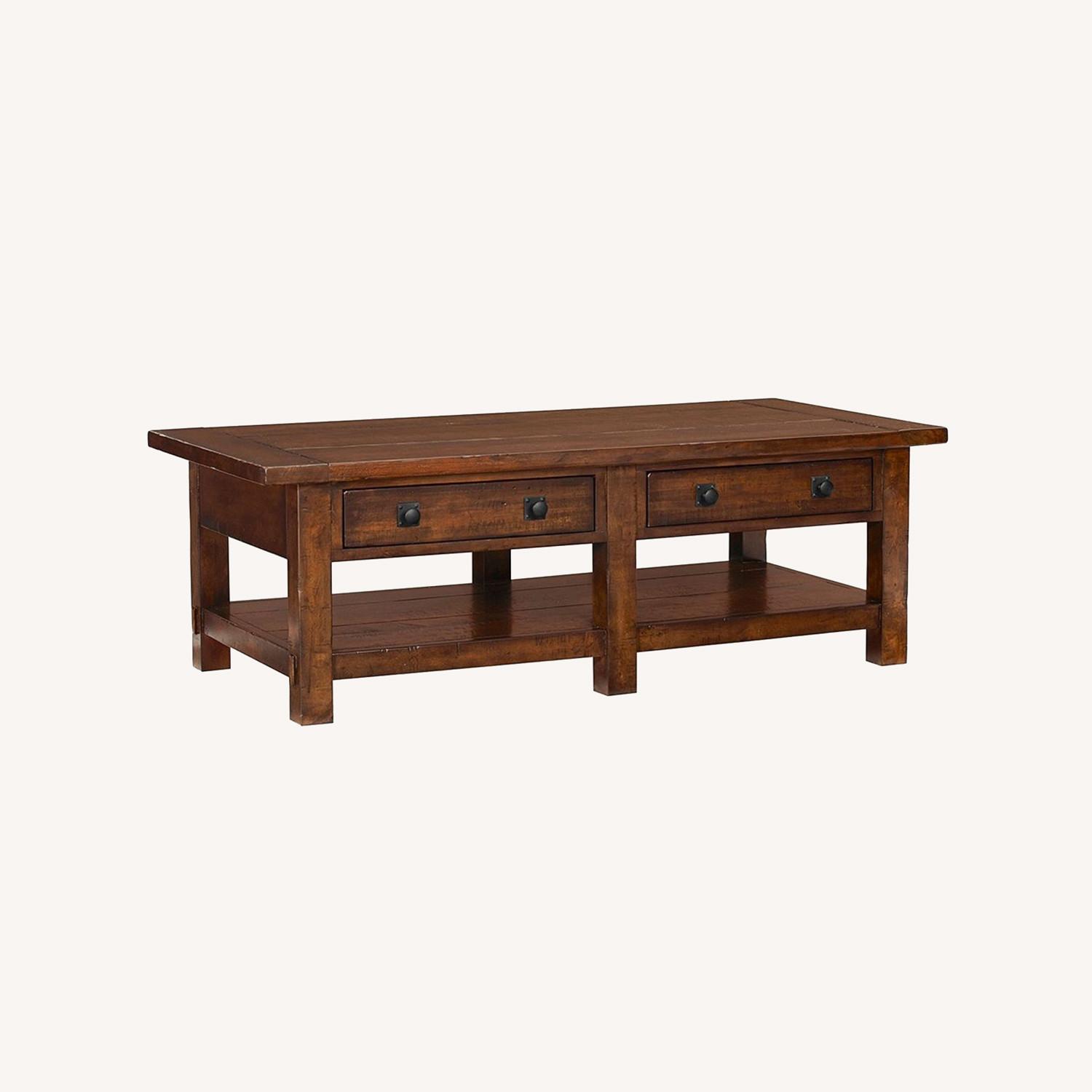 Pottery Barn Coffee Table (Hard Wood Mahogany) - image-0