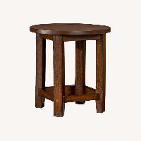 Pottery Barn Benchwright Mahogany Side Table 