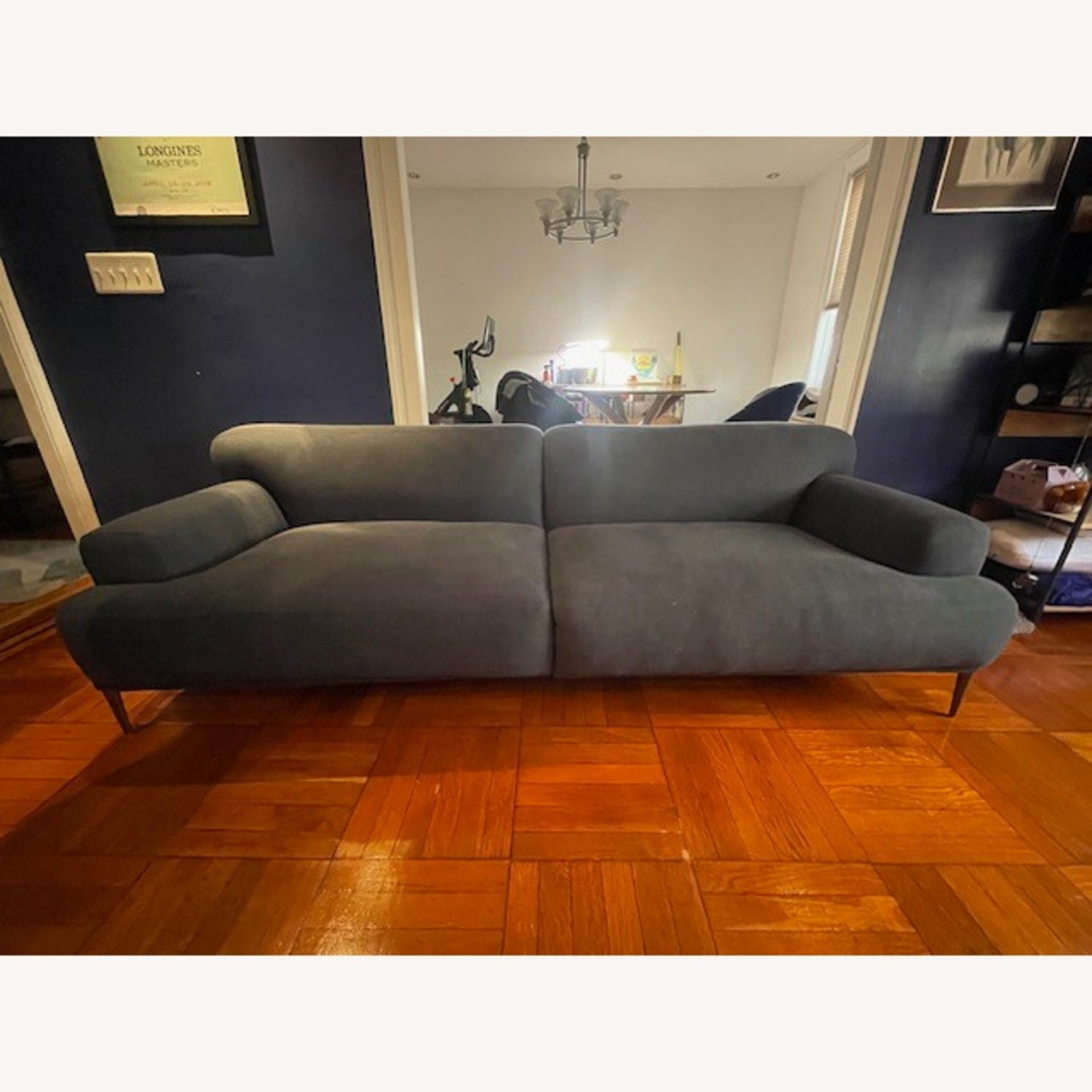 Article Abisko Blue Fabric 2 Seater Sofa - image-1