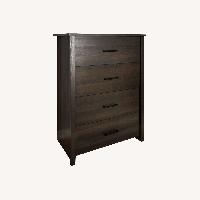 Dark Brown Wood Dresser