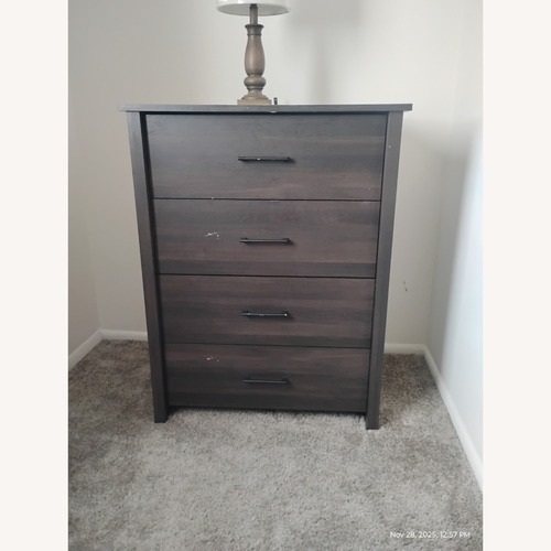 Used Dark Brown Wood Dresser for sale on AptDeco