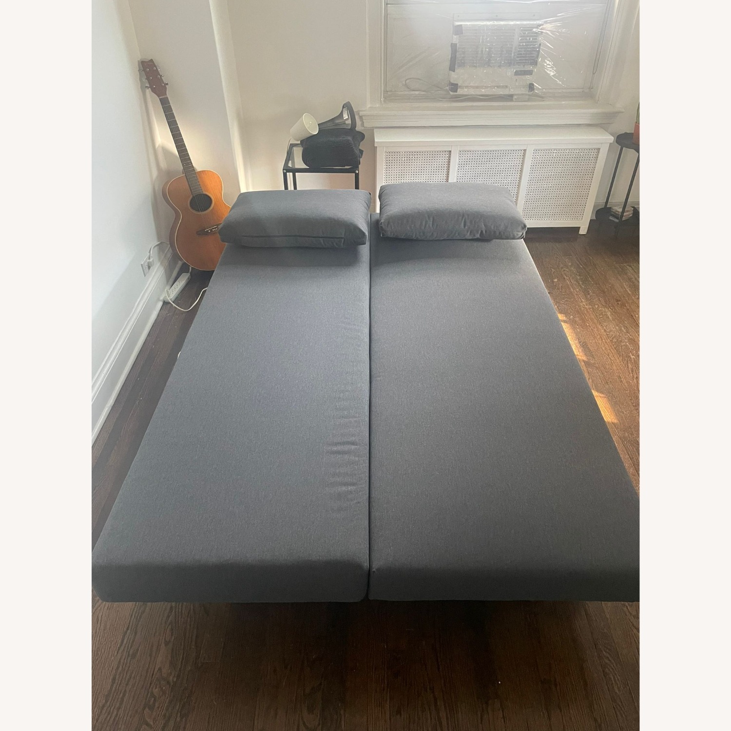 IKEA Älvdalen Dark Gray Fabric Sleeper Sofa - image-5