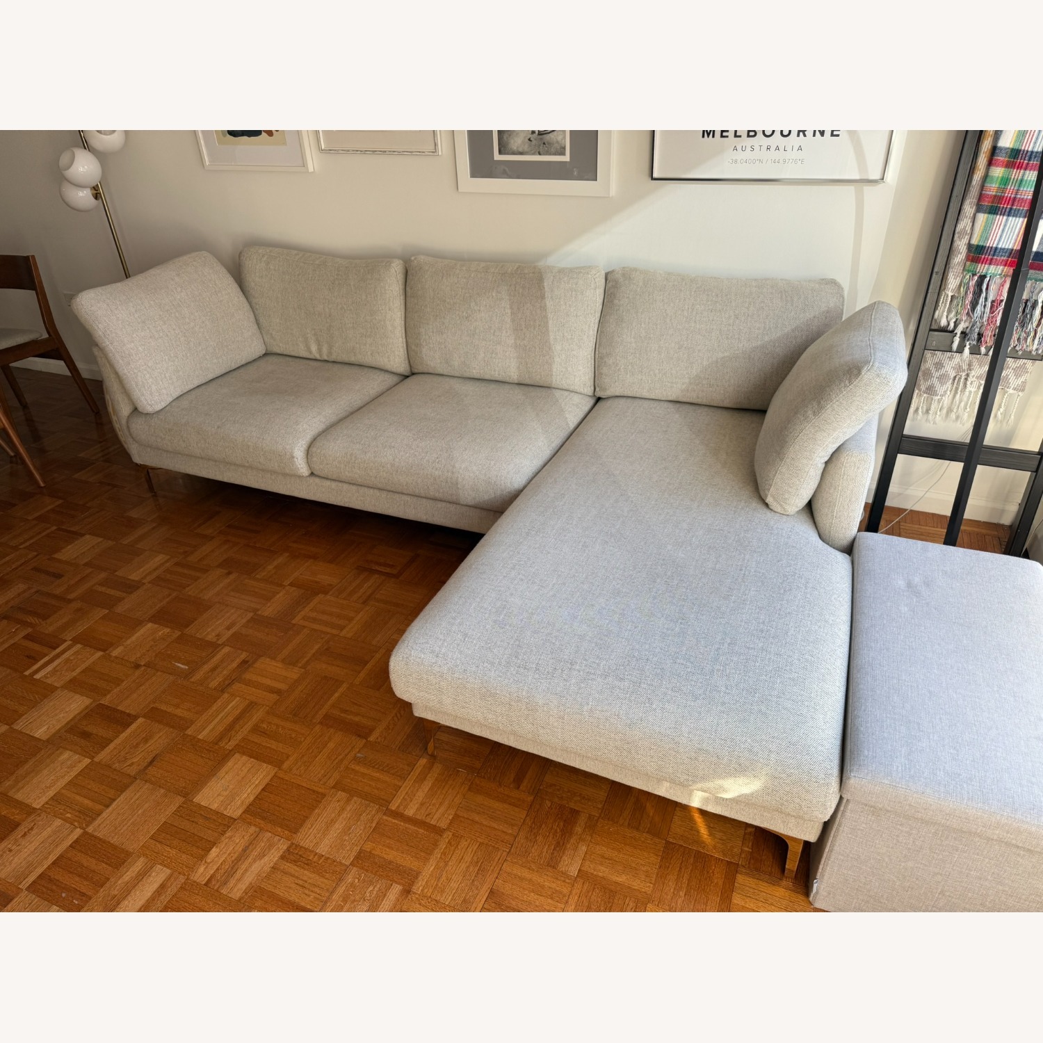 Castlery Adams Pearl Beige 2 Piece Sectional - image-1