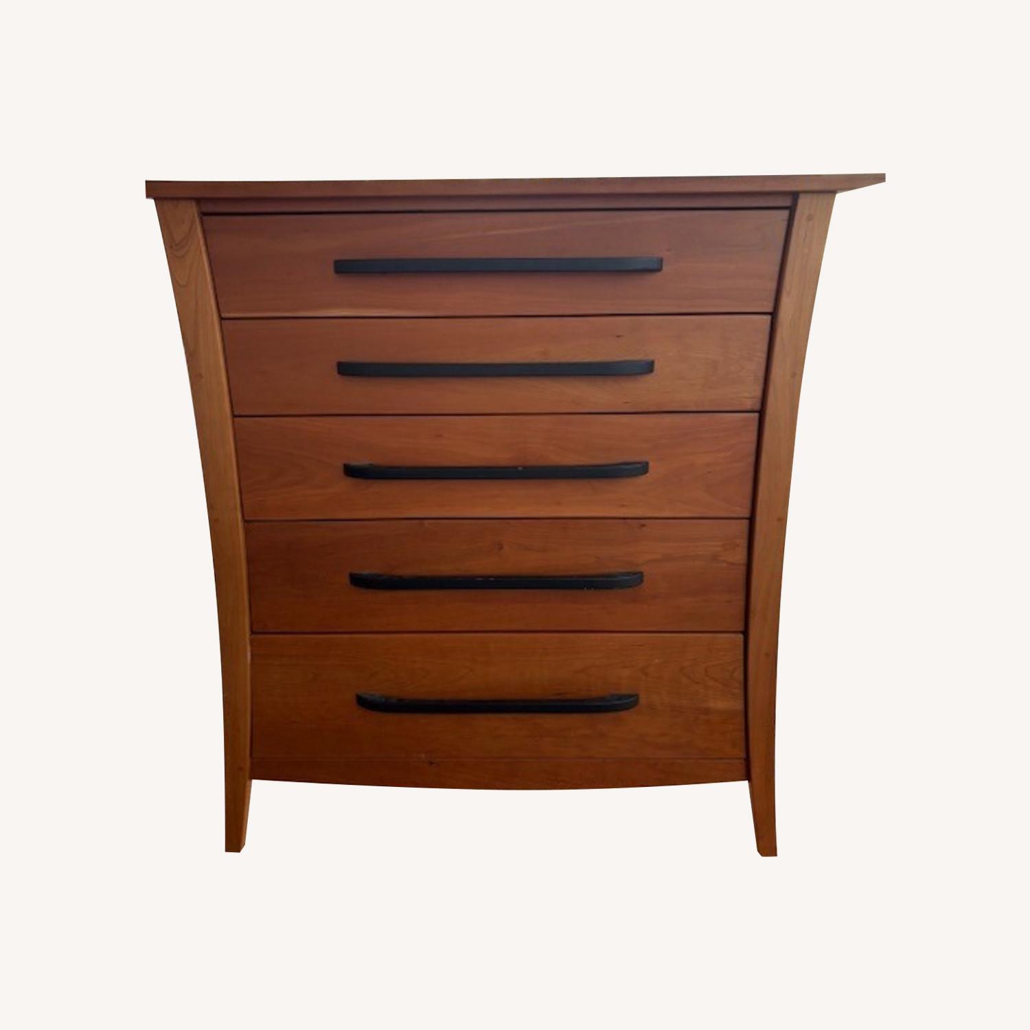 Pompanoosuc Mills Cherry 5 Drawer Dresser - image-0