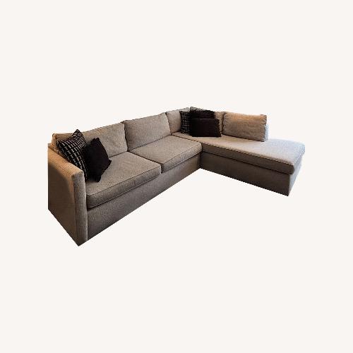 Used West Elm Harris Light Gray Sleeper Sofa for sale on AptDeco