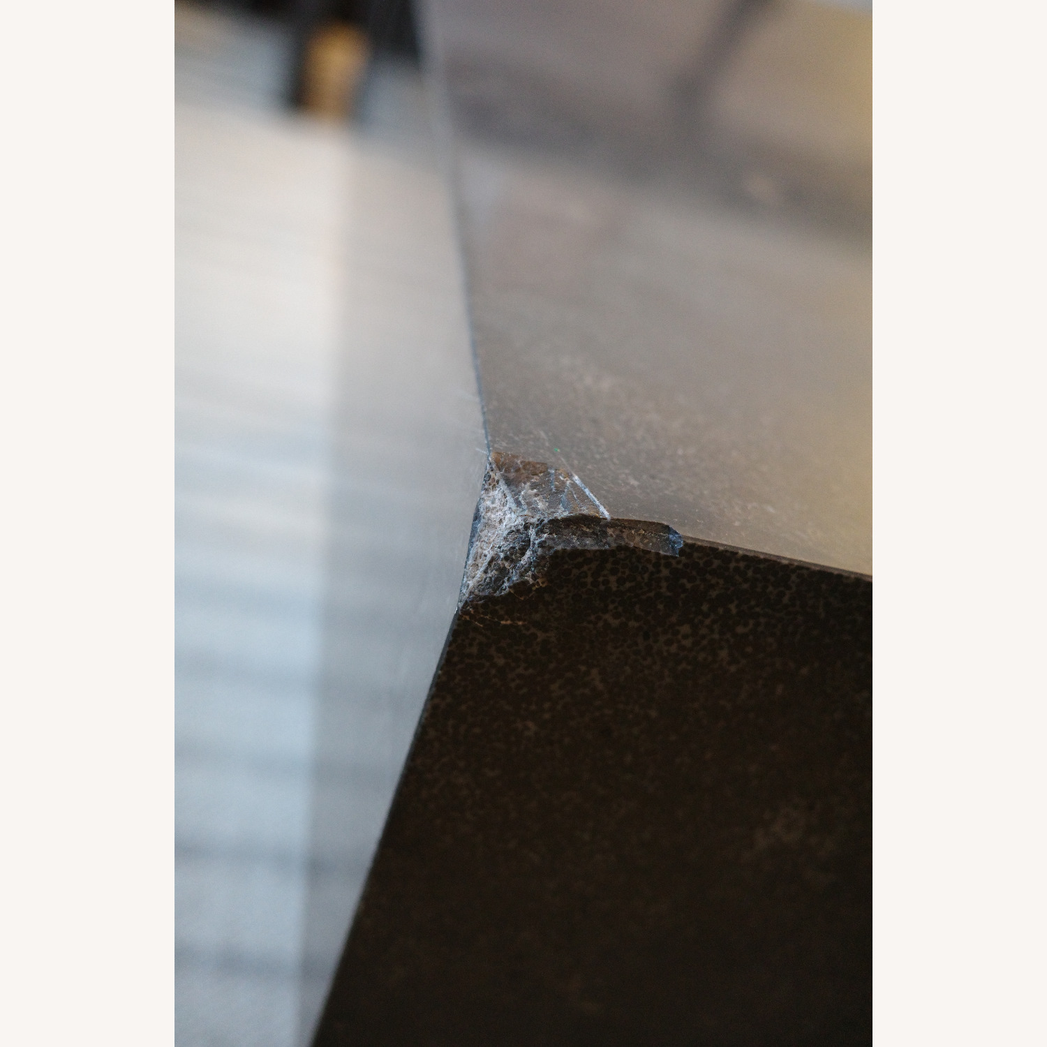 Kathy Kuo Bluestone Iron Coffee Table - image-2