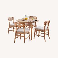 Rooms To Go Watertown Natural Wood Dining Set