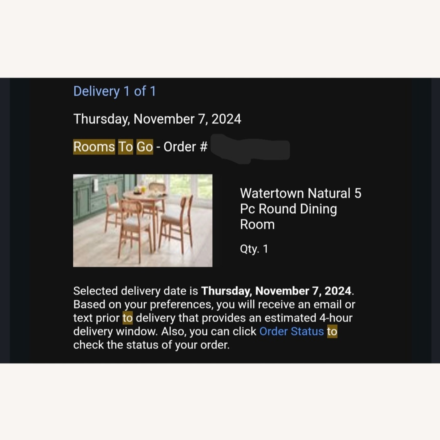 Rooms To Go Watertown Natural Wood Dining Set - image-6