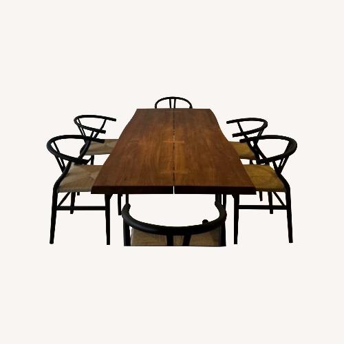 Used Crate & Barrel Dining Set (6 Seats) for sale on AptDeco
