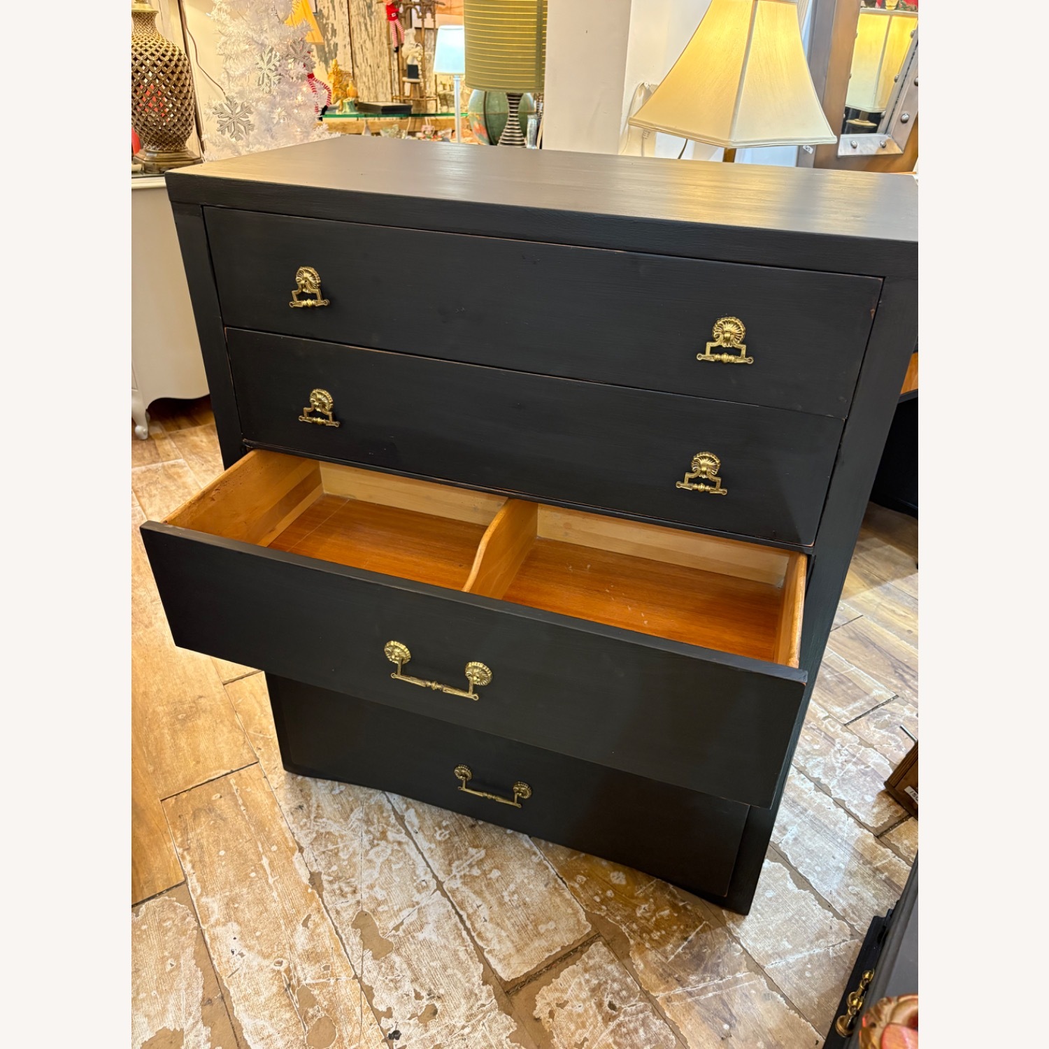 Black Tie Black Wood Dresser - image-6