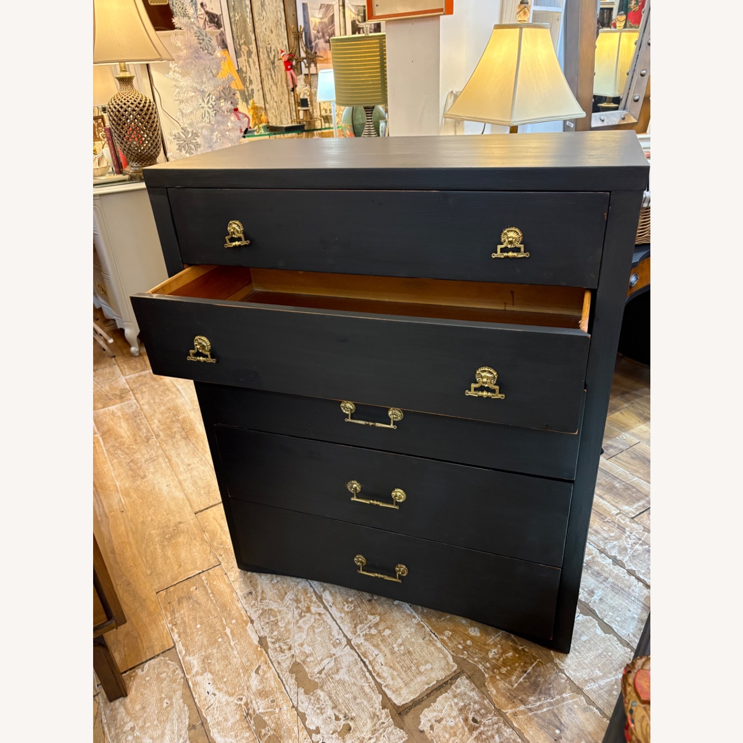 Black Tie Black Wood Dresser - image-7