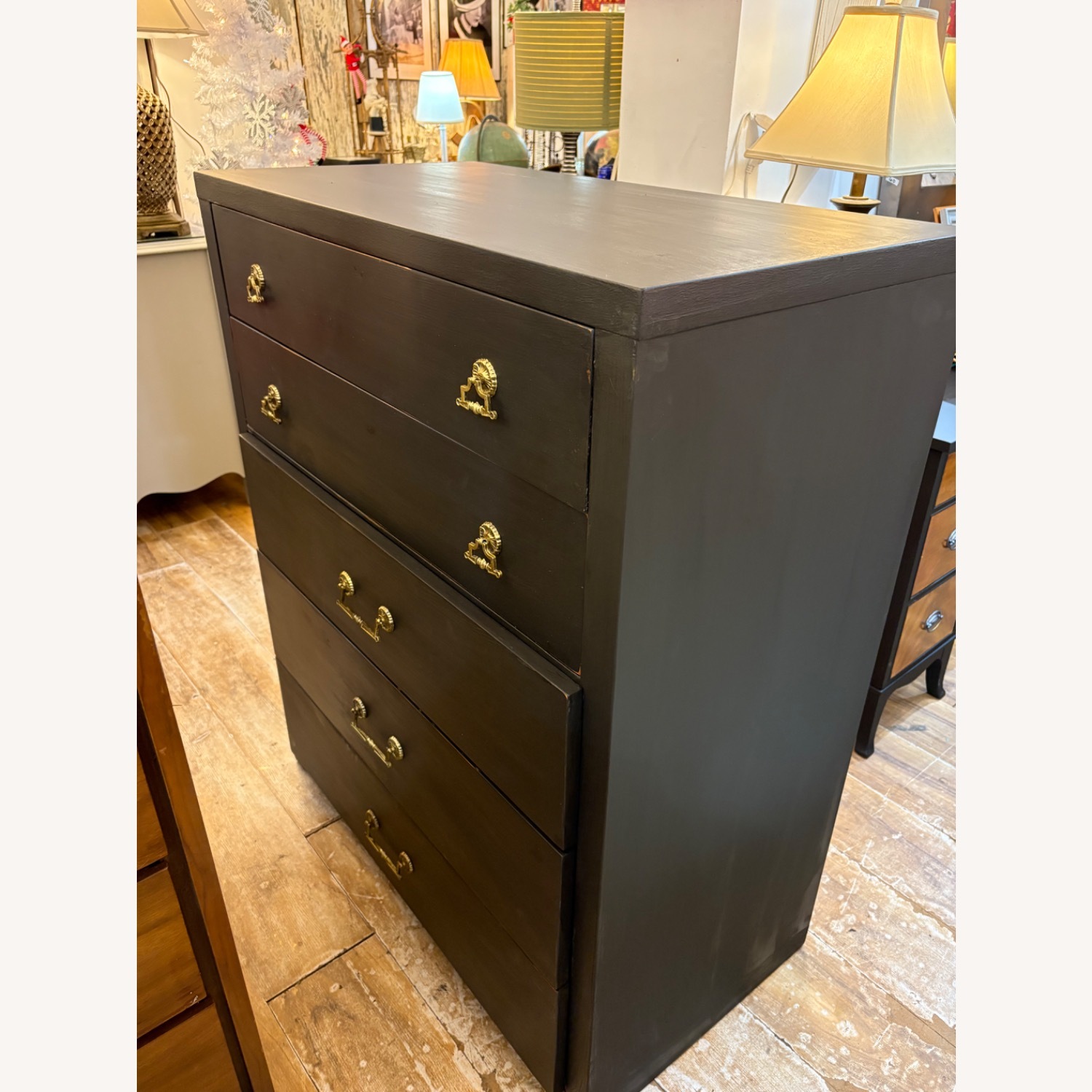Black Tie Black Wood Dresser - image-9