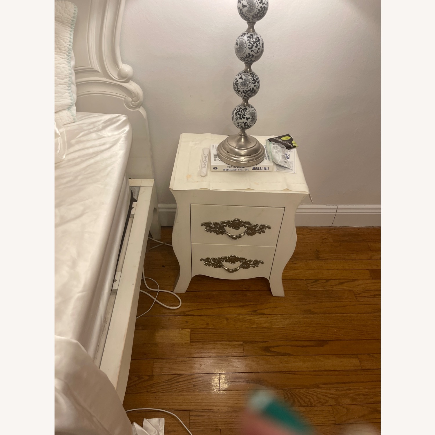 Brocade Home White Side Tables - image-1