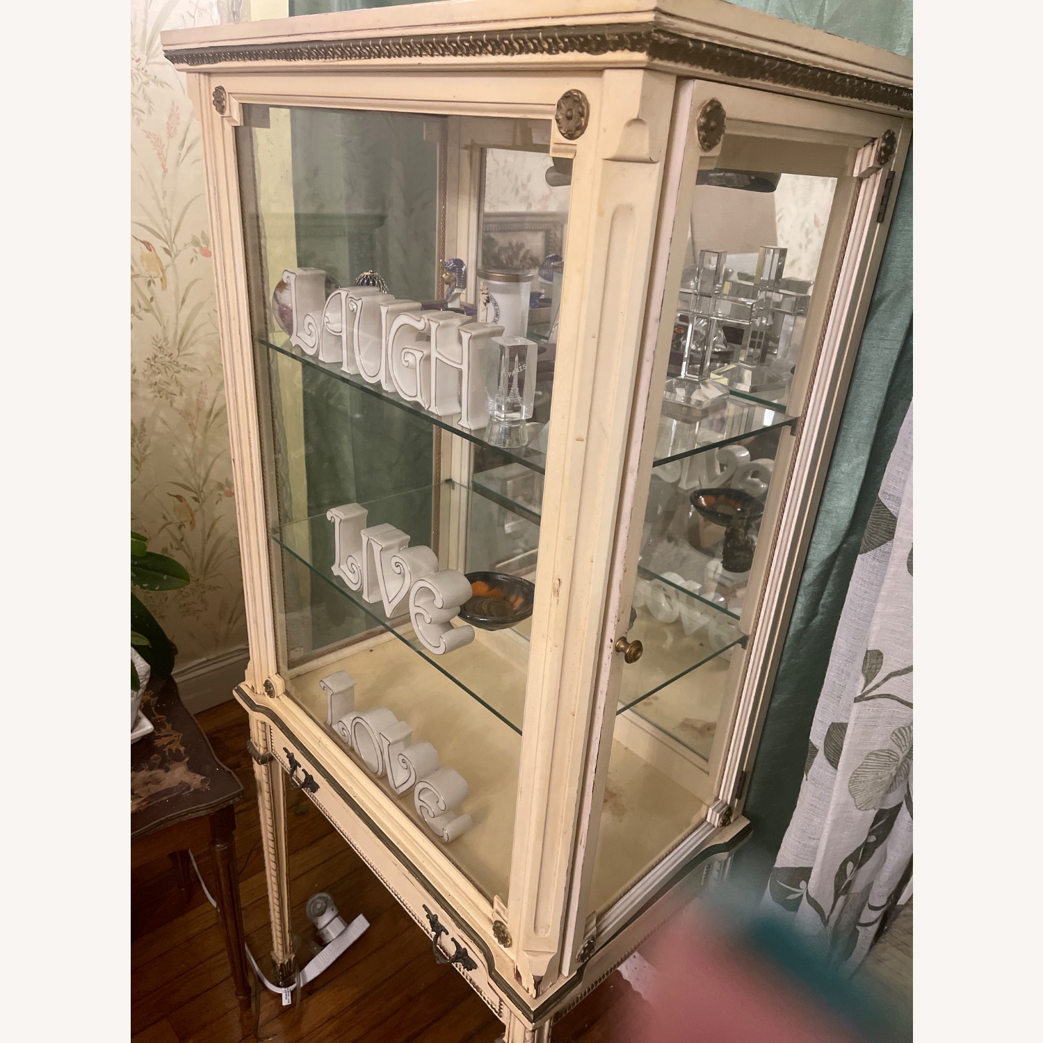 French Heritage Gold Wood Chest - image-3