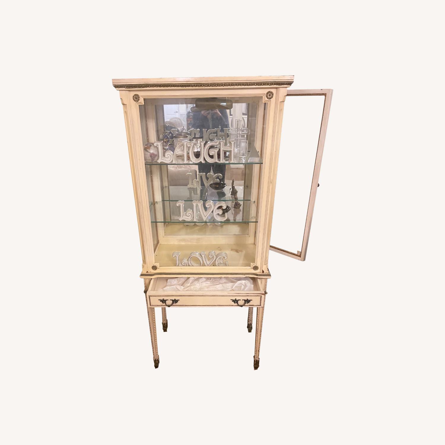 French Heritage Gold Wood Chest - image-0