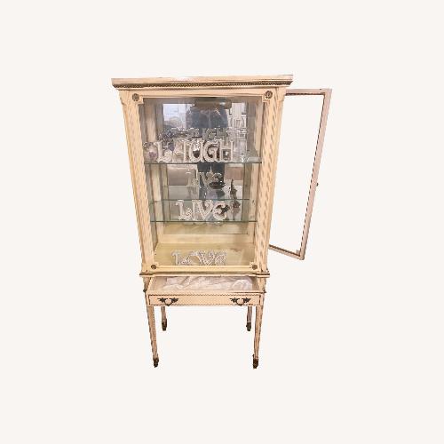 Used French Heritage Gold Wood Chest for sale on AptDeco