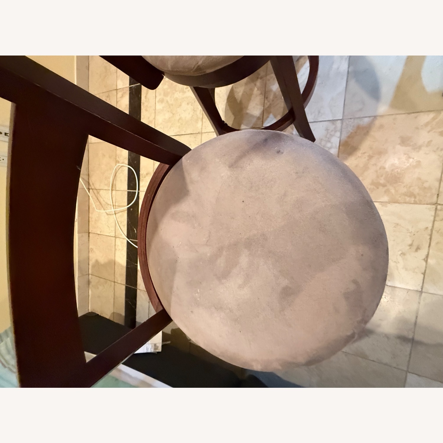 Wayfair Dark Brown Wood Stools - image-5