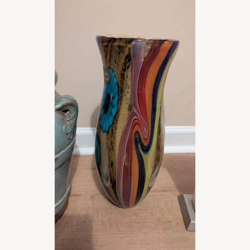 Used Vintage Murano Glass Vase for sale on AptDeco