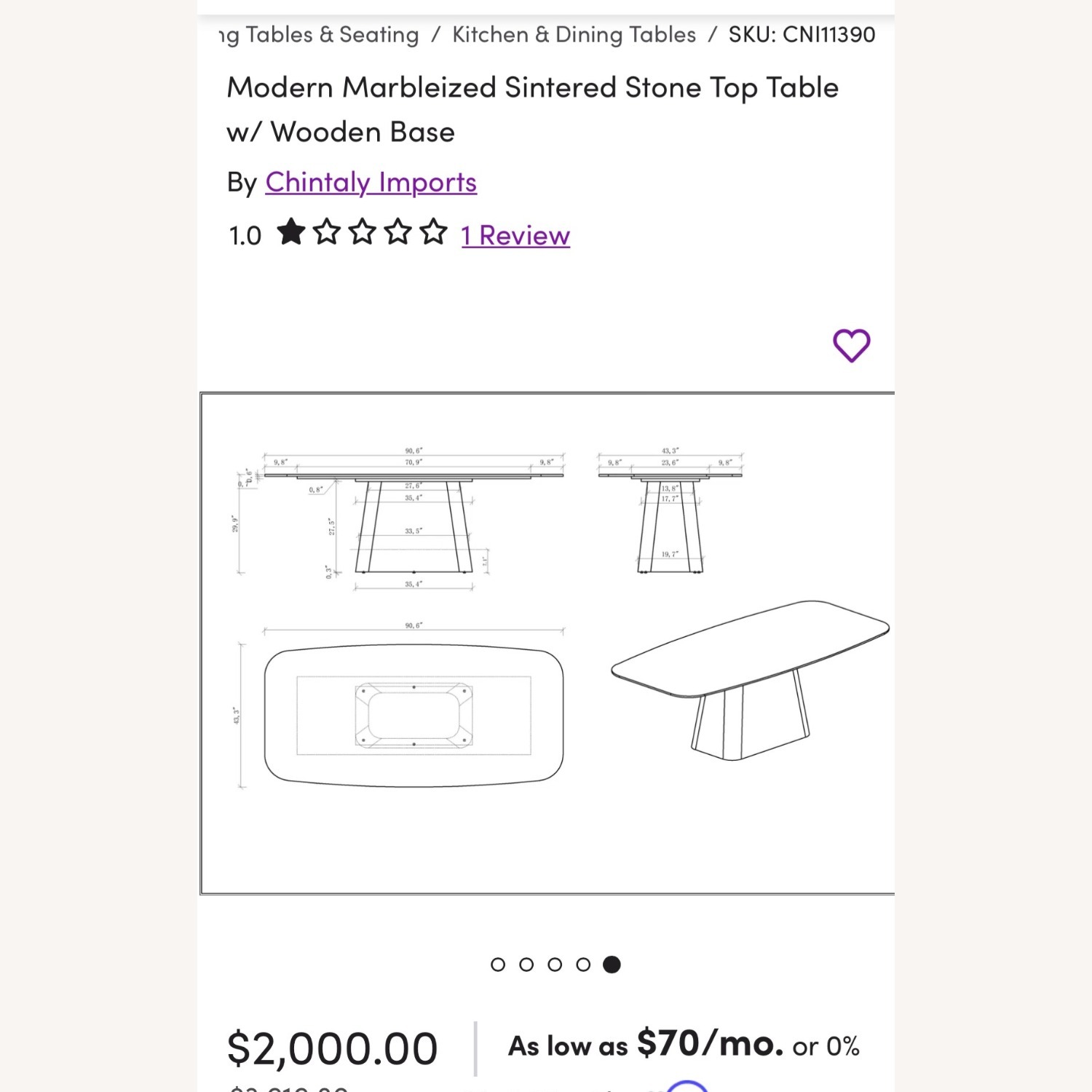 Modern Dining Set: Sintered Table + 6 Chairs - image-4