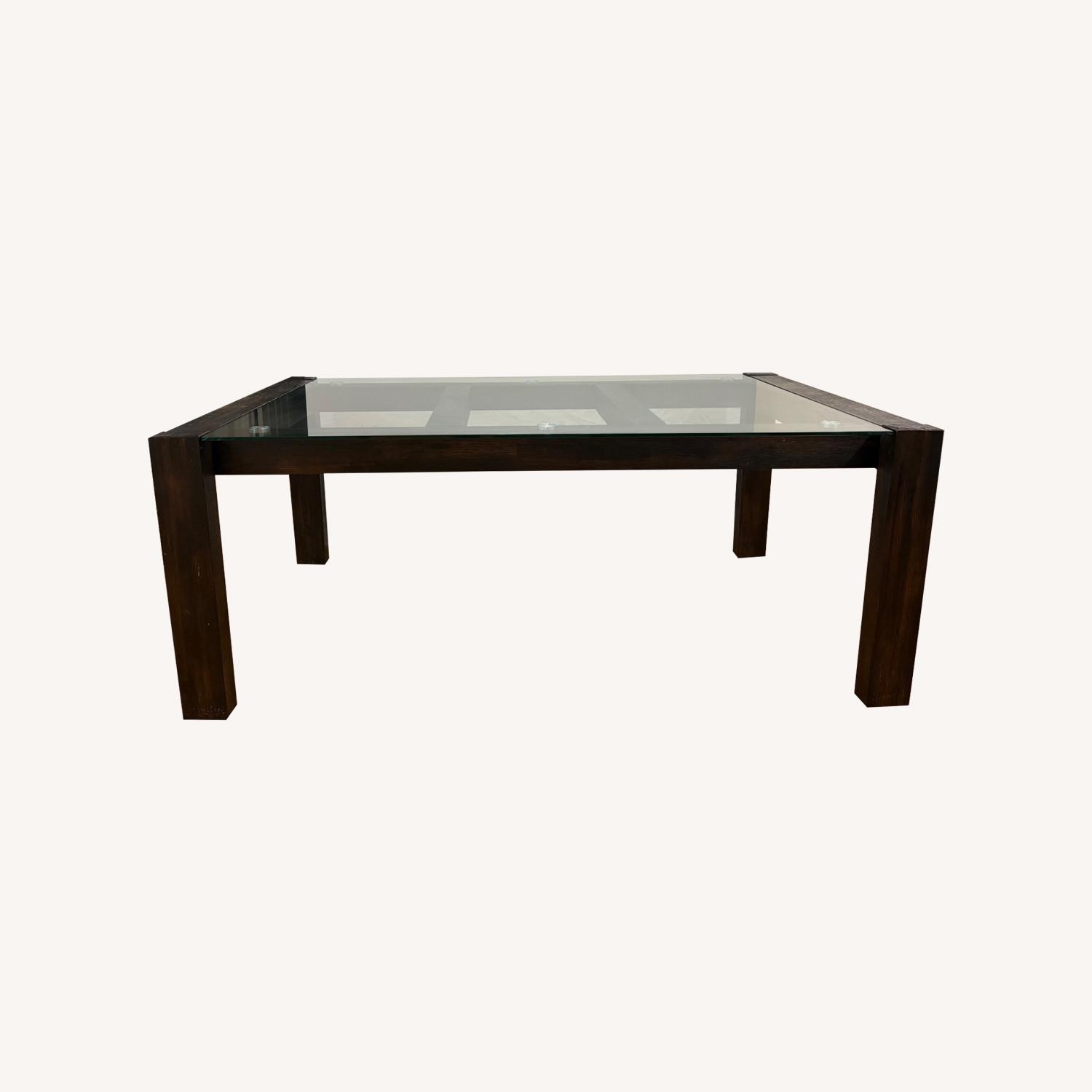 Modern Glass Dining Table - image-0