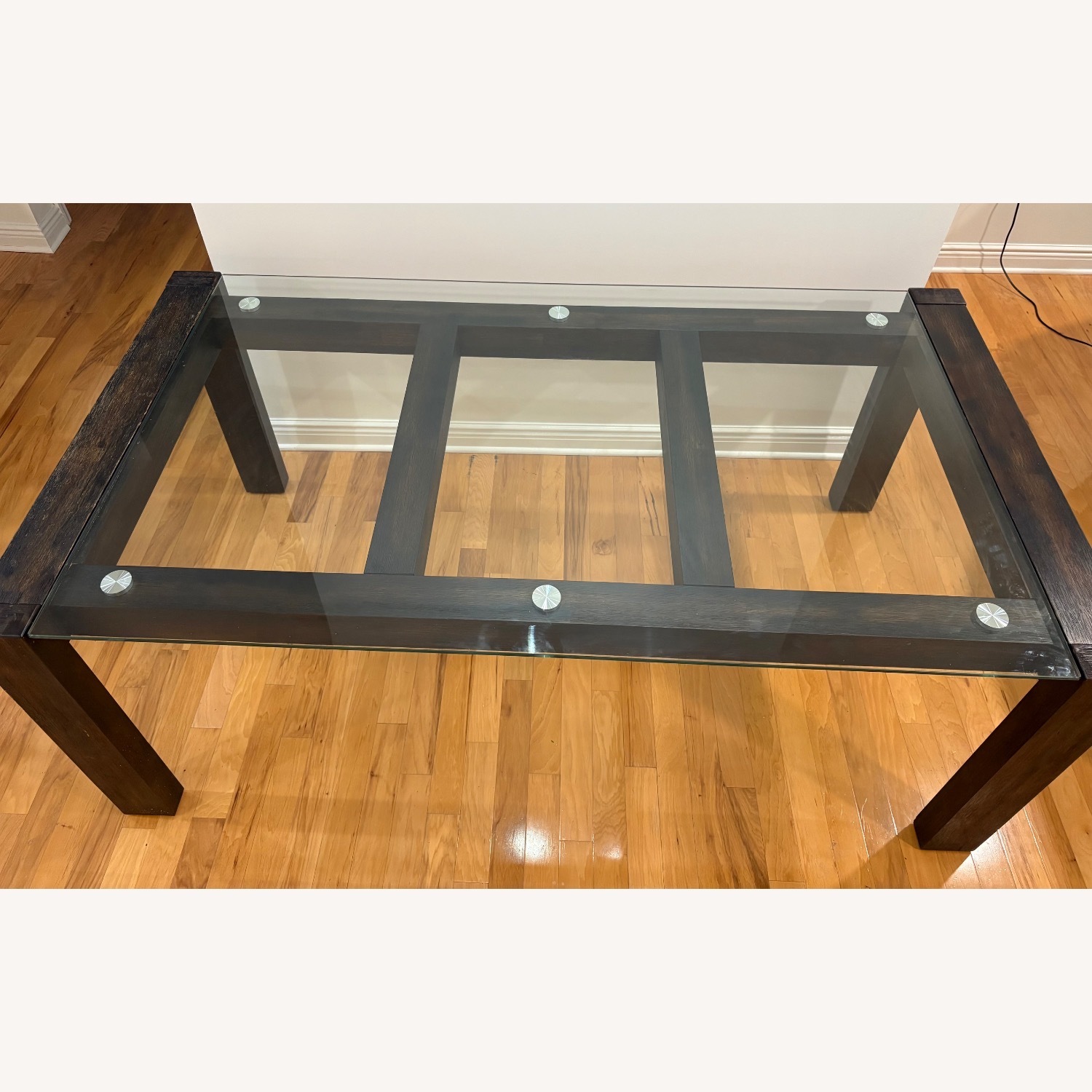 Modern Glass Dining Table - image-2
