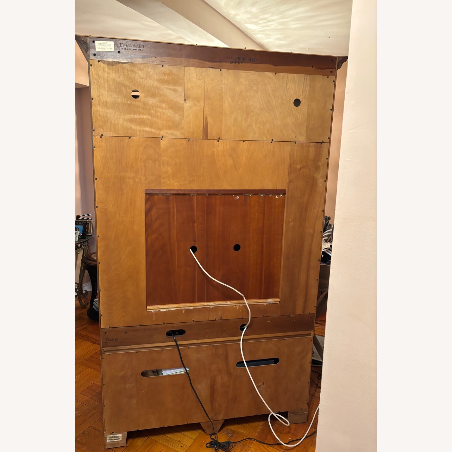 Ethan Allen Cherry Wood Wall Unit / Amoire - image-6