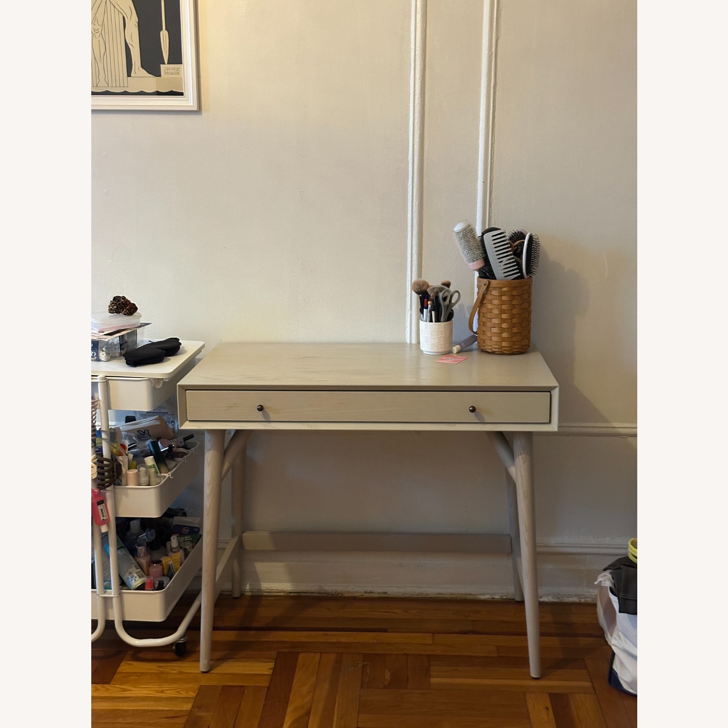 West Elm Pebble Mid-Century Modern Desk - image-1