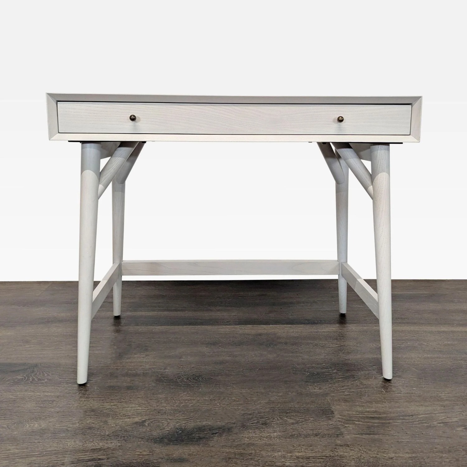 West Elm Pebble Mid-Century Modern Desk - image-2