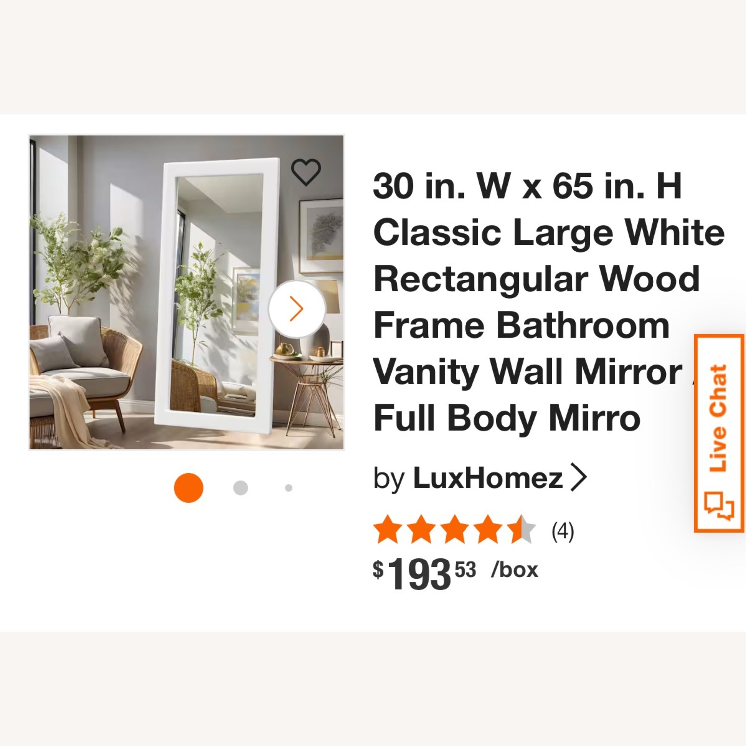 Large Floor Mirror - image-2