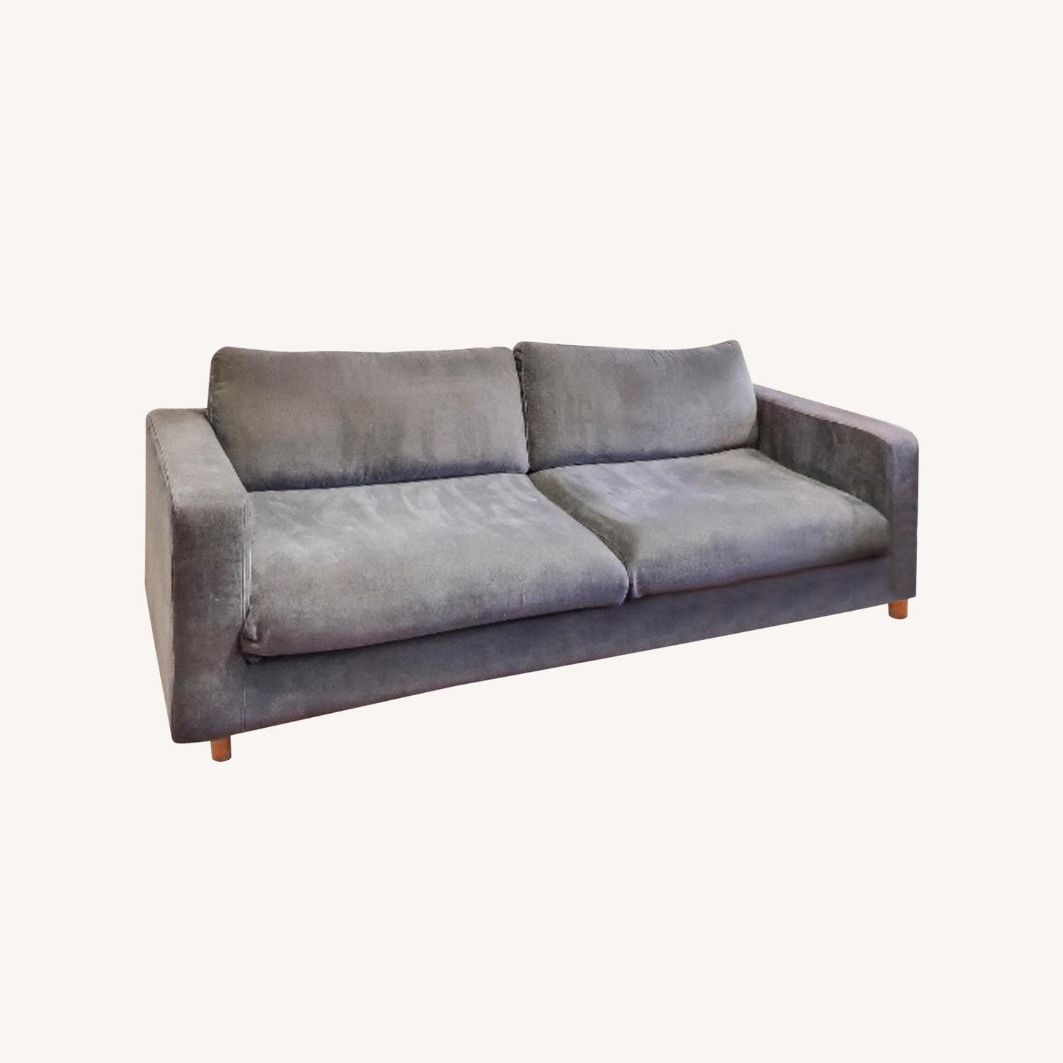 AllModern Wilhelm Blue Sofa - image-0