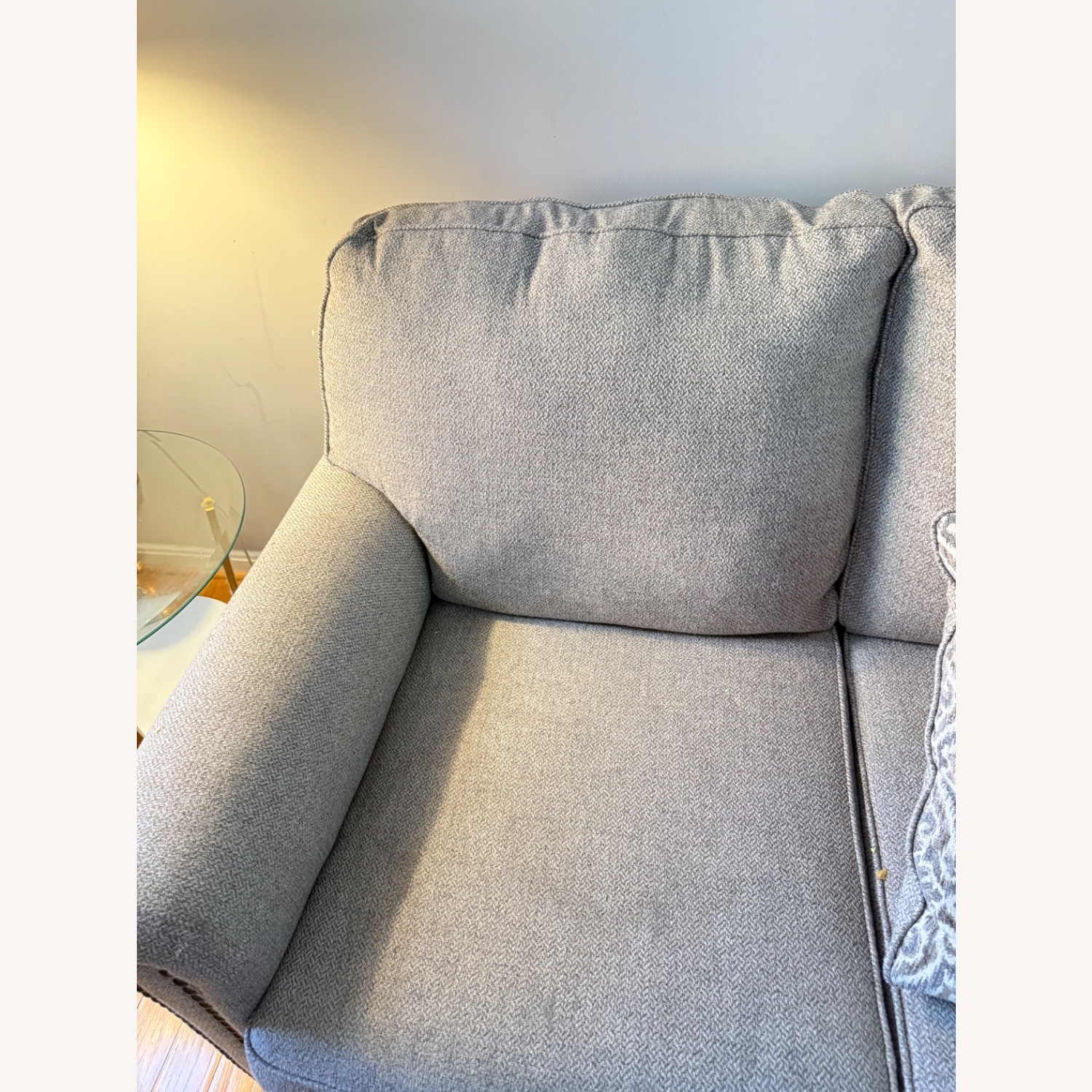 Ashley Furniture Light Gray Fabric 3+ Seater Sofa - image-7
