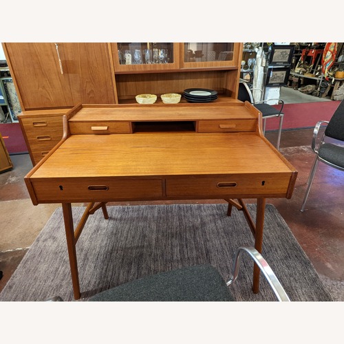 Used Teak Model 64 Desk by Arne Wahl  for sale on AptDeco