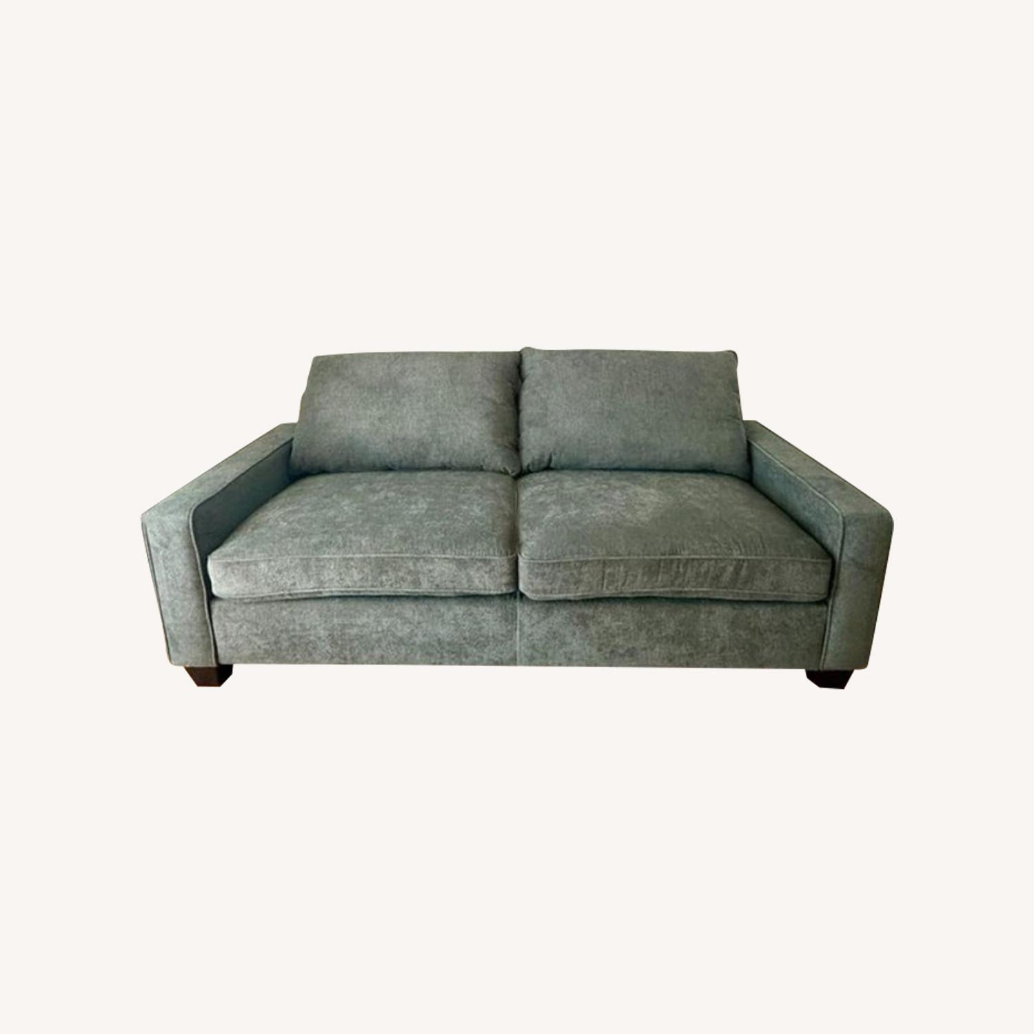 Living Spaces Reid Grey Fabric Sofa  - image-0