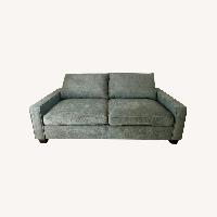 Living Spaces Reid Grey Fabric Sofa 