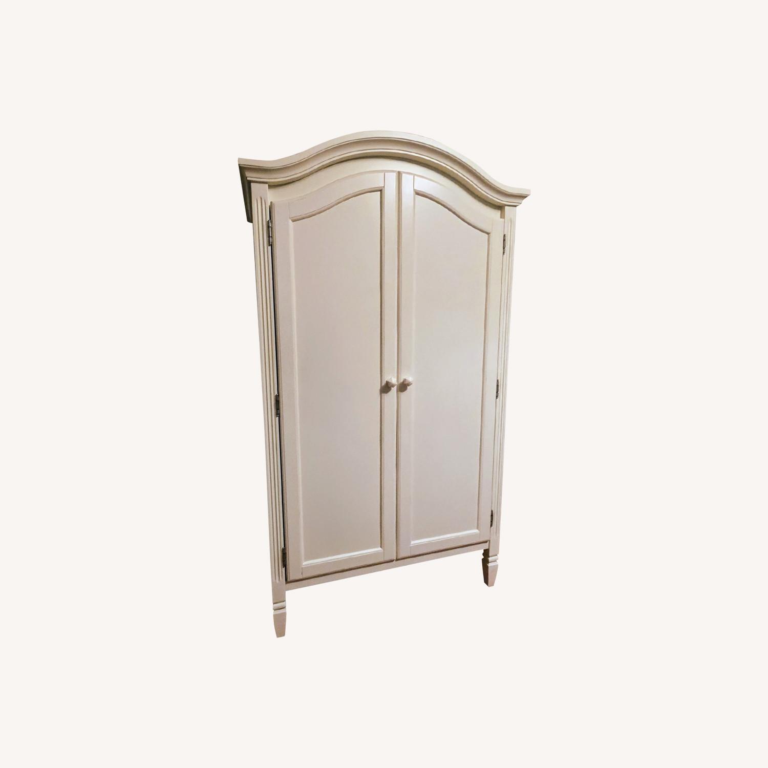 Pottery Barn Kids White Wood Wall Unit - image-0