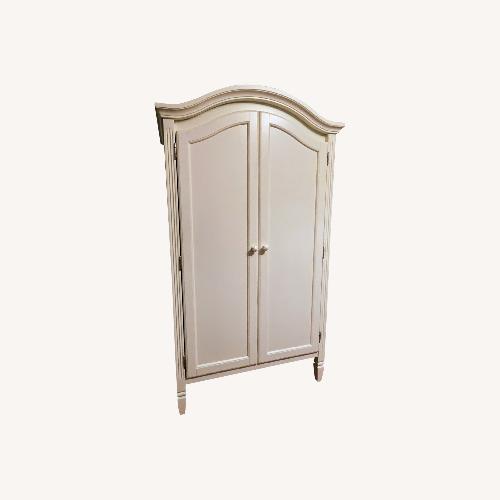 Used Pottery Barn Kids White Wood Wall Unit for sale on AptDeco