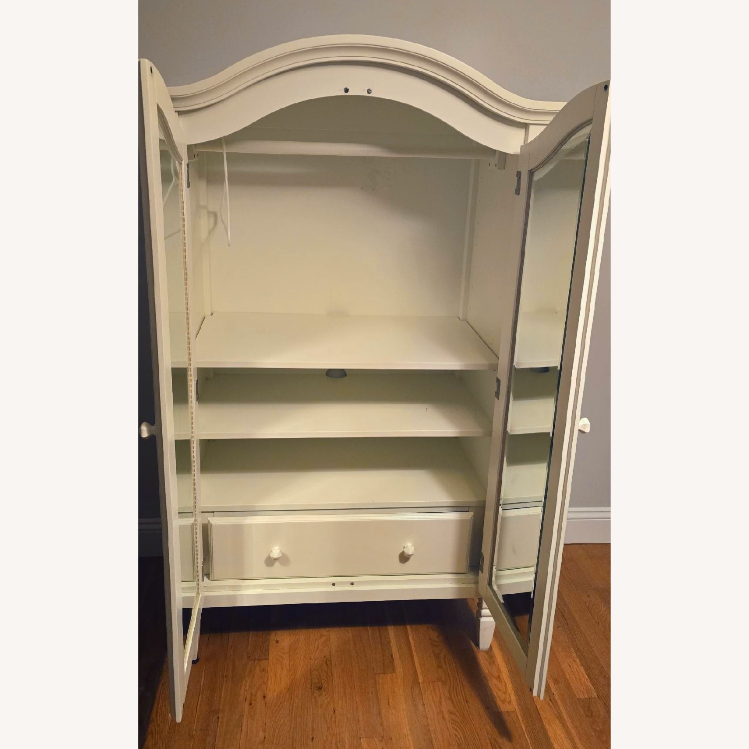 Pottery Barn Kids White Wood Wall Unit - image-3