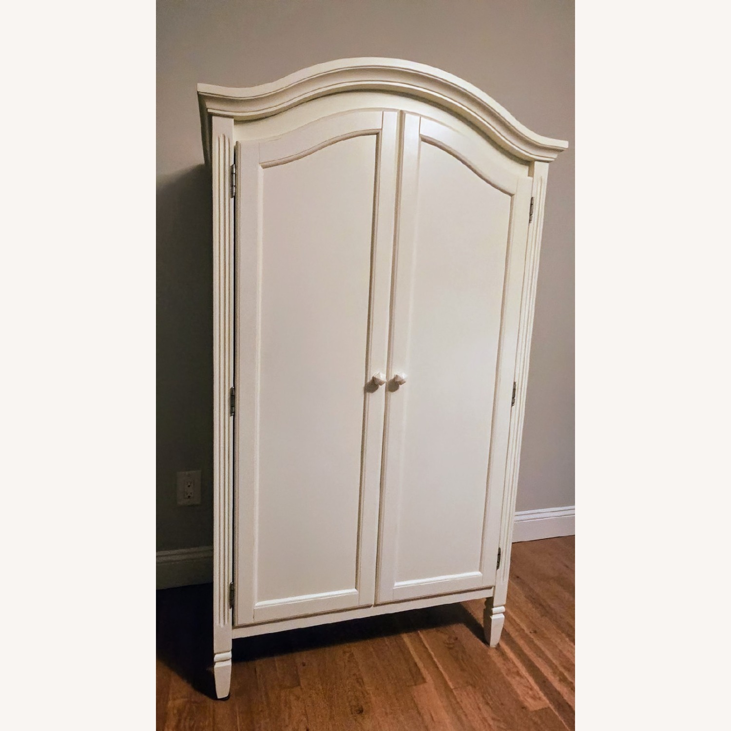 Pottery Barn Kids White Wood Wall Unit - image-1