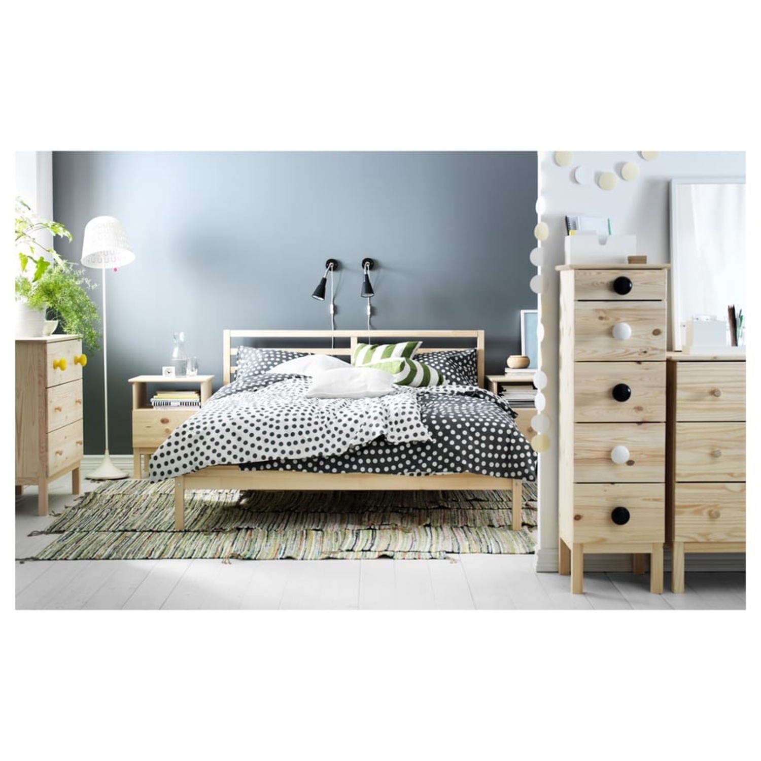 IKEA Tarva Natural Wood King Bed - image-2