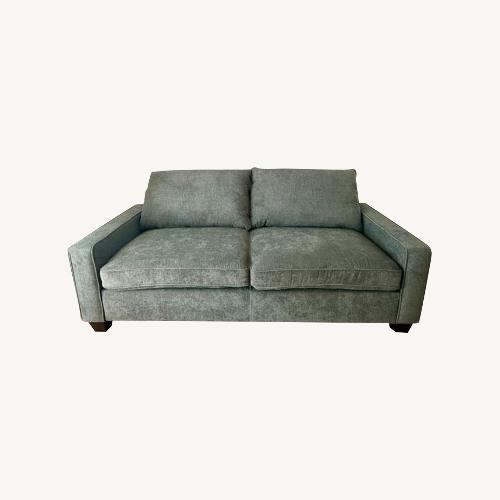 Used Living Spaces Dark Gray Fabric 2 Seater Sofa for sale on AptDeco