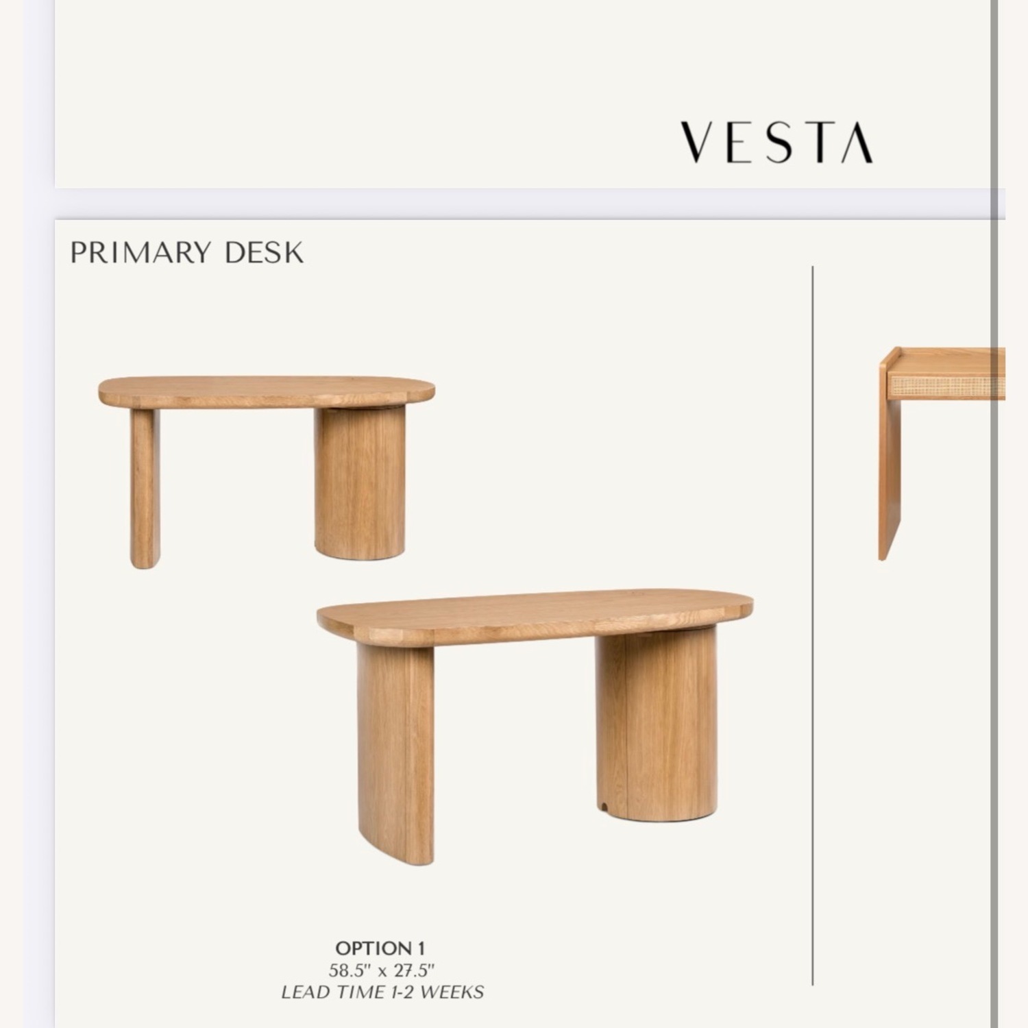 Restoration Hardware Vesta Homes Merton Desk - image-4