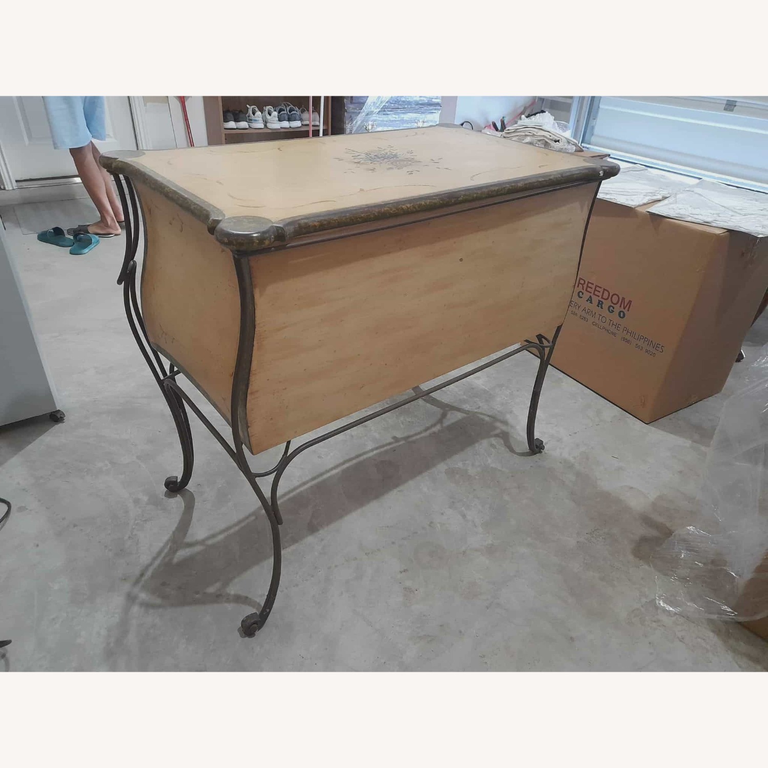 Vintage/Antique Finds Wood Chest - image-3