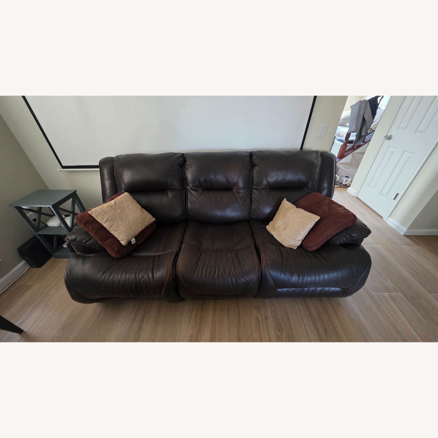 Two-seater Leather Recliner  - image-3