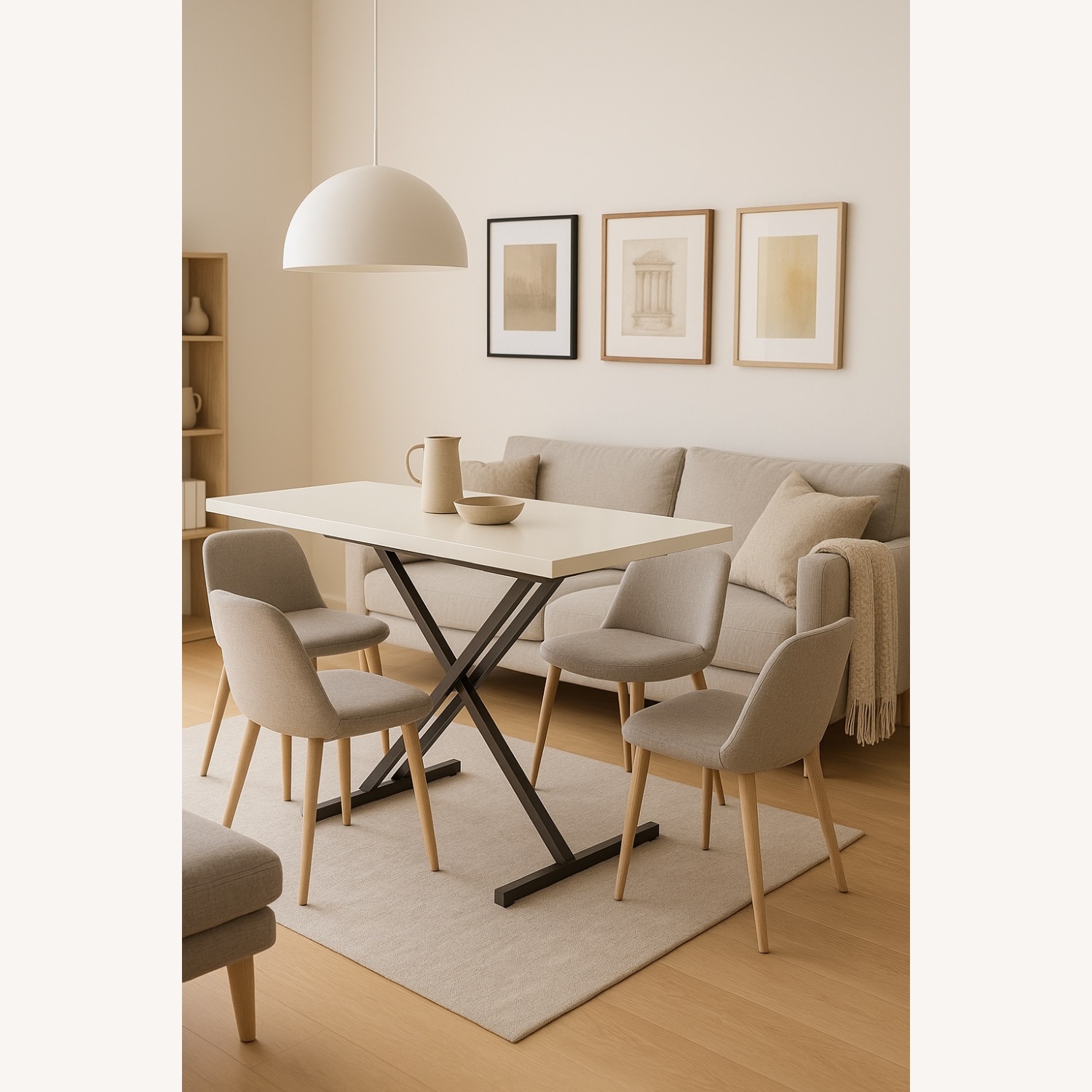 BoConcept White Metal Coffee Table - image-4
