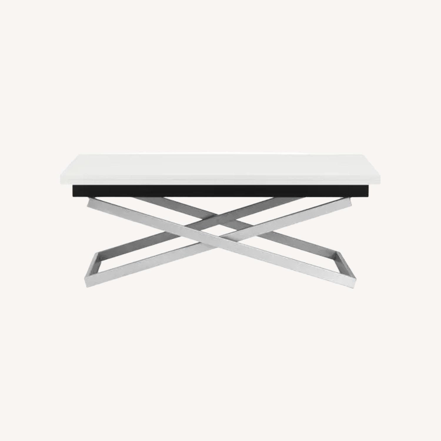 BoConcept White Metal Coffee Table - image-0