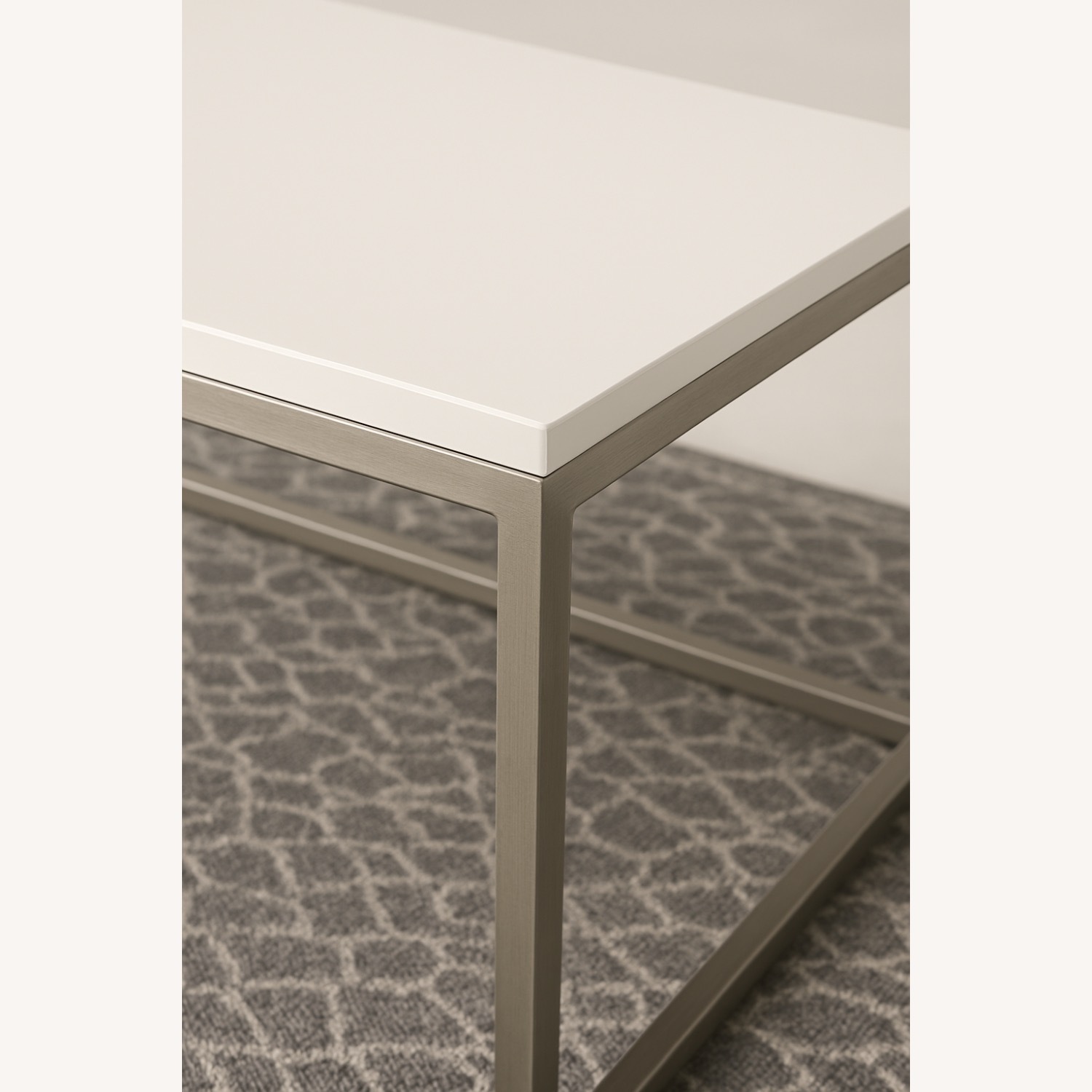 BoConcept White Metal Coffee Table - image-2